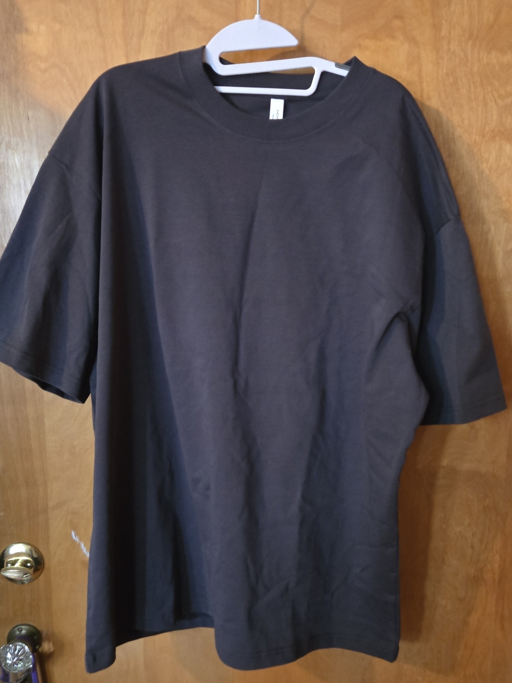 Medea x Hikiroti Heavyweight Oversized Blank T-Shirt - Off-Black / Charcoal